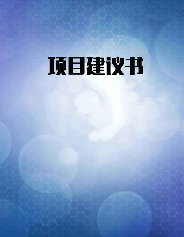 项目建议书