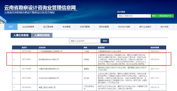 云南勘察设计咨询业管理信息网    信宇腾远规划设计有限公司