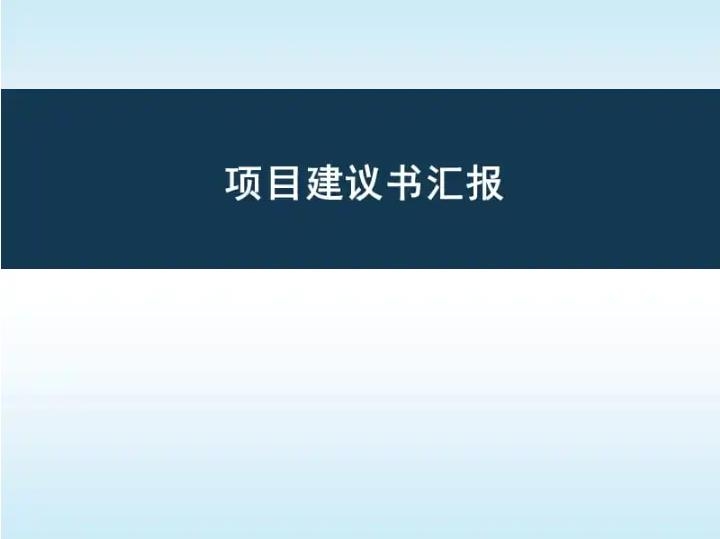 编制项目建议书