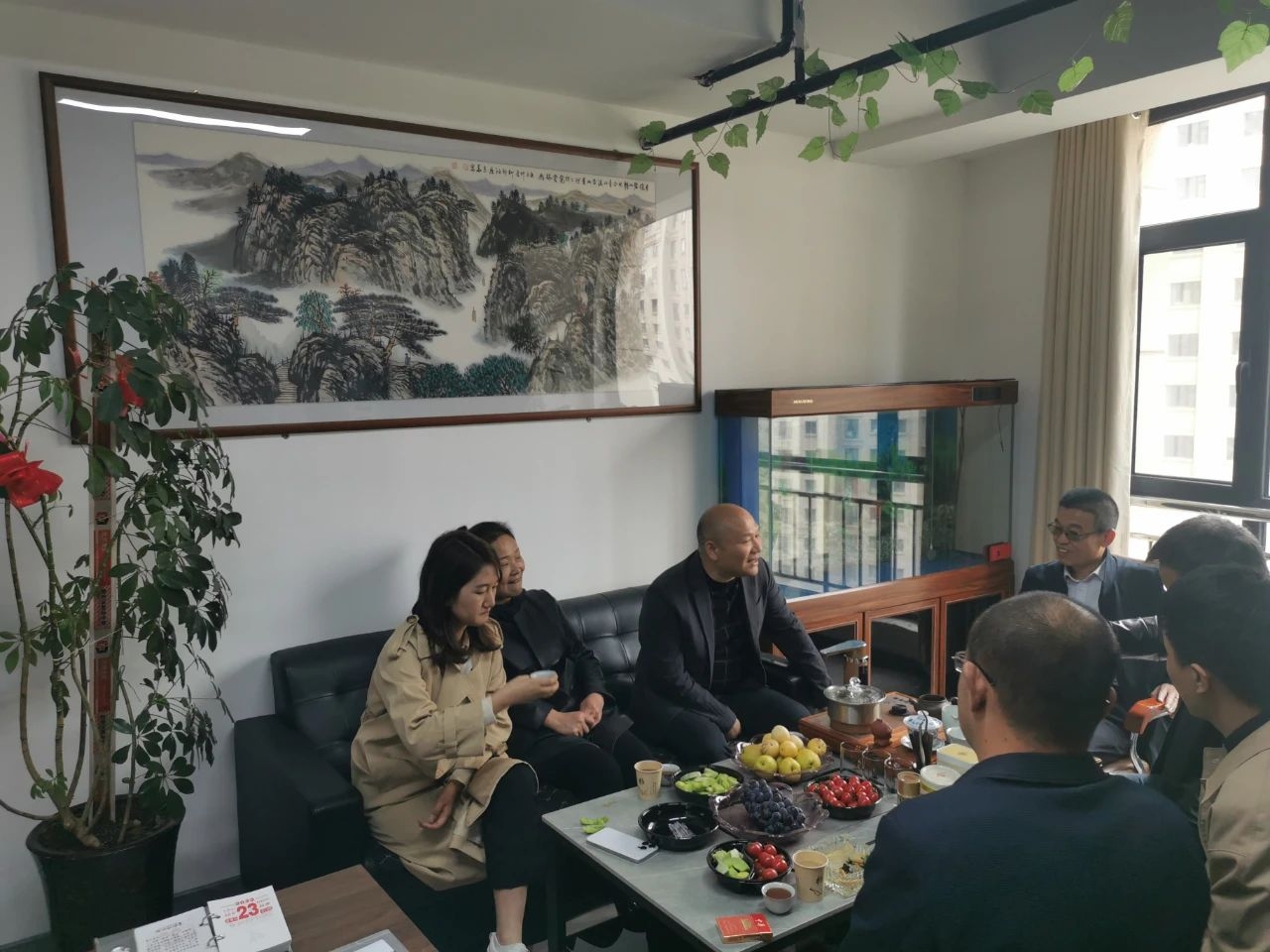 信宇腾远董事长魏双全携管理层赴甘肃一带分公司走访交流